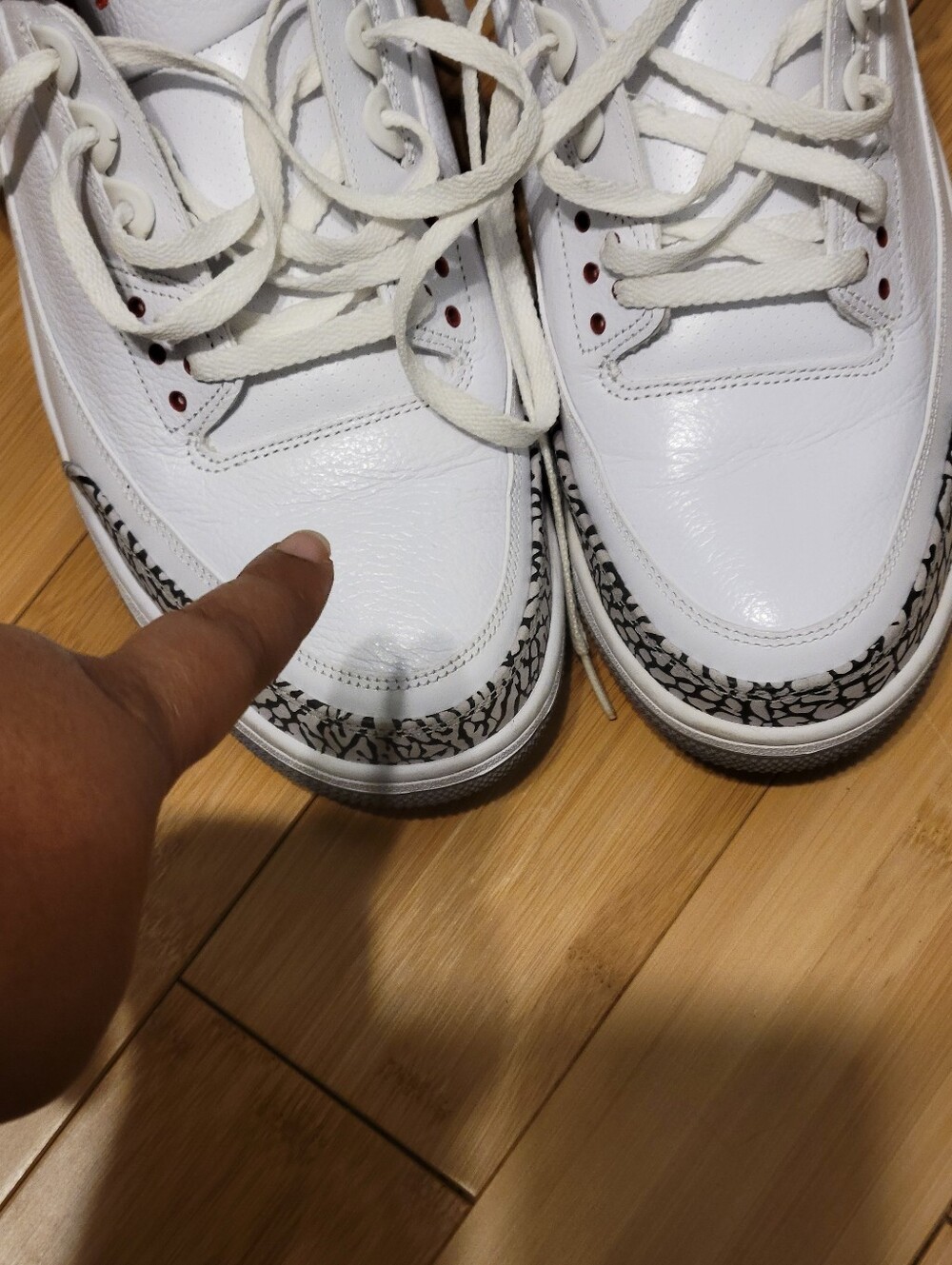 Air Jordan 3 Retro White Cement 2011 Men’s Size 15 - Picture 4 of 10